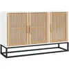 vidaXL Buffet blanc 105x30x65 cm bois d'ingénierie