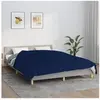 vidaXL Couverture lestée Bleu 220x230 cm 11 kg Tissu
