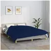 vidaXL Couverture lestée Bleu 200x220 cm 9 kg Tissu
