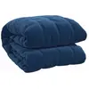 vidaXL Couverture lestée Bleu 135x200 cm 10 kg Tissu