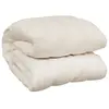 vidaXL Couverture lestée Crème clair 200x220 cm 13 kg Tissu