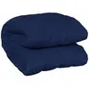 vidaXL Couverture lestée Bleu 122x183 cm 9 kg Tissu