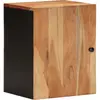 vidaXL Armoire de salle de bain murale 38x33x48cm bois massif d'acacia