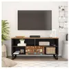 vidaXL Meuble TV 100x33x46 cm bois de récupération et d'ingénierie