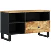 vidaXL Meuble TV 80x33x46 cm bois de manguier et d'ingénierie