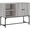 vidaXL Buffet sonoma gris 100x40x79,5 cm bois d'ingénierie