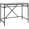 vidaXL Bureau sonoma gris 100x50x75 cm bois d'ingénierie et fer