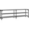vidaXL Meuble TV sonoma gris 160x30x50 cm bois d'ingénierie