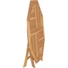 vidaXL Table pliable de jardin 110x110x75 cm bois massif de teck 362617