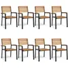 vidaXL-Tuinstoelen-8-st-stapelbaar-massief-acaciahout-en-metaal