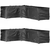 vidaXL Housses de salon de jardin en forme de L 2 pcs 18 oeillets