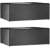 vidaXL Housses de salon de jardin 2 pcs 16 oeillets rectangulaire