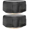 vidaXL Housses pour meubles de jardin 2 pcs 10 oeillets Ø260x90 cm rond