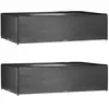 vidaXL Housses de salon de jardin 2 pcs 16 oeillets rectangulaire