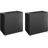 vidaXL Housses de balancelle 2 pcs 8 oeillets 125x90x135/165 cm PE
