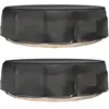 vidaXL Housses pour salon îlot 2 pcs 8 oeillets Ø188x50 cm rond