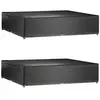 vidaXL Housses de salon de jardin 2 pcs 16 oeillets 240x240x55 cm carré