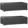 vidaXL Housses salon de jardin 2pcs 8oeillets 125x70x35cm rectangulaire