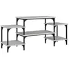 vidaXL Meuble TV Sonoma gris 117x35x52 cm Bois d'ingénierie