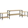 vidaXL Meuble TV chêne sonoma 197x35x52 cm bois d'ingénierie