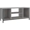 vidaXL Meuble TV sonoma gris 102x35x45 cm bois d'ingénierie