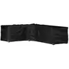 vidaXL Housse de salon de jardin en forme de L 16 oeillets 210x260x80cm