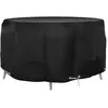vidaXL Housse pour meubles de jardin 10 oeillets Ø230x90 cm rond