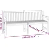 vidaXL Ensemble à manger de jardin 5pcs Bois de teck massif