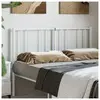 vidaXL Tête de lit métal blanc 160 cm