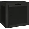 vidaXL Boîte de stockage de jardin noir 55,5x43x53 cm polypropylène