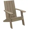 vidaXL Chaise de jardin Adirondack marron clair 75x88,5x89,5 cm PP
