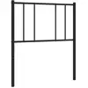 vidaXL Tête de lit métal noir 80 cm