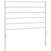 vidaXL Tête de lit métal blanc 100 cm