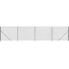 vidaXL Clôture en treillis métallique avec bride anthracite 2,2x10 m
