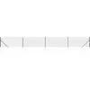 vidaXL Clôture en treillis métallique et ancrage anthracite 1x10 m