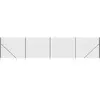 vidaXL Clôture en treillis métallique et ancrage anthracite 1,4x10 m
