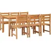 vidaXL Ensemble à manger de jardin 3 pcs Bois de teck massi