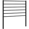 vidaXL Tête de lit métal noir 100 cm
