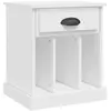 vidaXL Tables de chevet 2 pcs blanc 43x36x50 cm