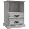 vidaXL Tables de chevet 2 pcs sonoma gris 43x36x60 cm
