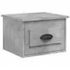 vidaXL Tables de chevet murales 2 pcs gris béton 41,5x36x28 cm