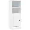 vidaXL Buffet haut blanc 36x35,5x103,5 cm bois d'ingénierie