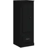 vidaXL Buffet haut noir 36x35,5x103,5 cm bois d'ingénierie