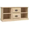 vidaXL Meuble TV chêne sonoma 99,5x35,5x48 cm bois d'ingénierie