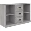 vidaXL Buffet sonoma gris 104,5x35,5x67,5 cm bois d'ingénierie