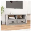 vidaXL Meuble TV sonoma gris 93x35,5x45 cm bois d'ingénierie