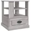 vidaXL Table d'appoint sonoma gris 50x50x60 cm bois d'ingénierie
