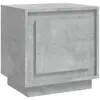 vidaXL Table de chevet gris béton 44x35x45 cm bois d'ingénierie
