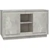 vidaXL Buffet gris béton 102x35x60 cm bois d'ingénierie
