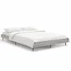 vidaXL Cadre de lit sonoma gris 120x190 cm bois d'ingénierie
